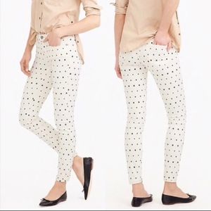 J. Crew TOOTHPICK jean in star print.